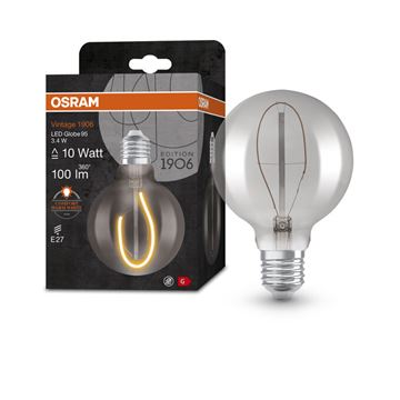 OSRAM Vintage 1906 Ultra Thin Globe95 Smoke 3,4W=10W E27